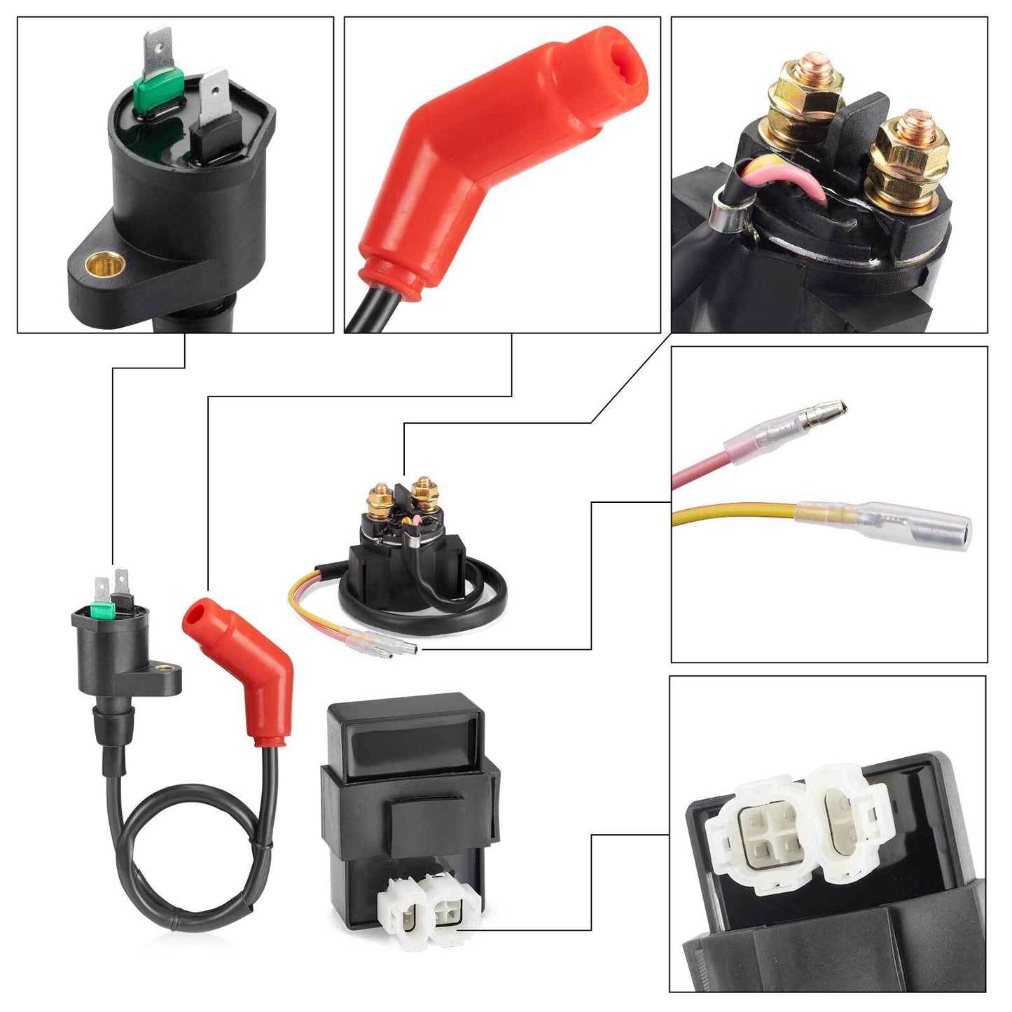 CDI Ignition Coil for Honda TRX250EX TRX250X Recon 250 (2001–2009)