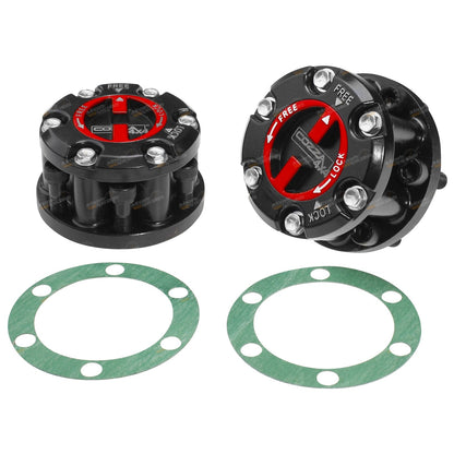 Set of 2 Free Wheeling Manual Hubs for Colorado Frontera Jackaroo D-Max