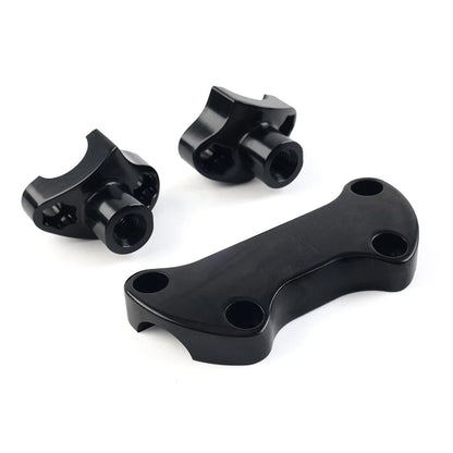 7" Handlebar Risers Top Clamp for Harley Dyna Softail Street Bob Sportster (2006-2023)