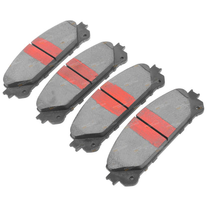 Front Slotted Dimpled Disc Brake Rotors + Pads for Kluger (2007–2019)