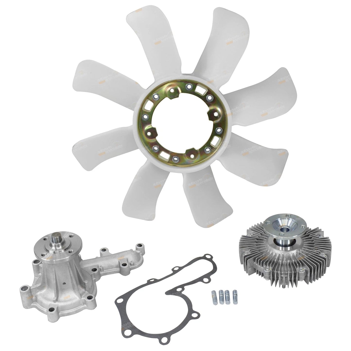 Water Pump Fan Clutch & Blade for Landcruiser HZJ70 HZJ80 (1990–1999)