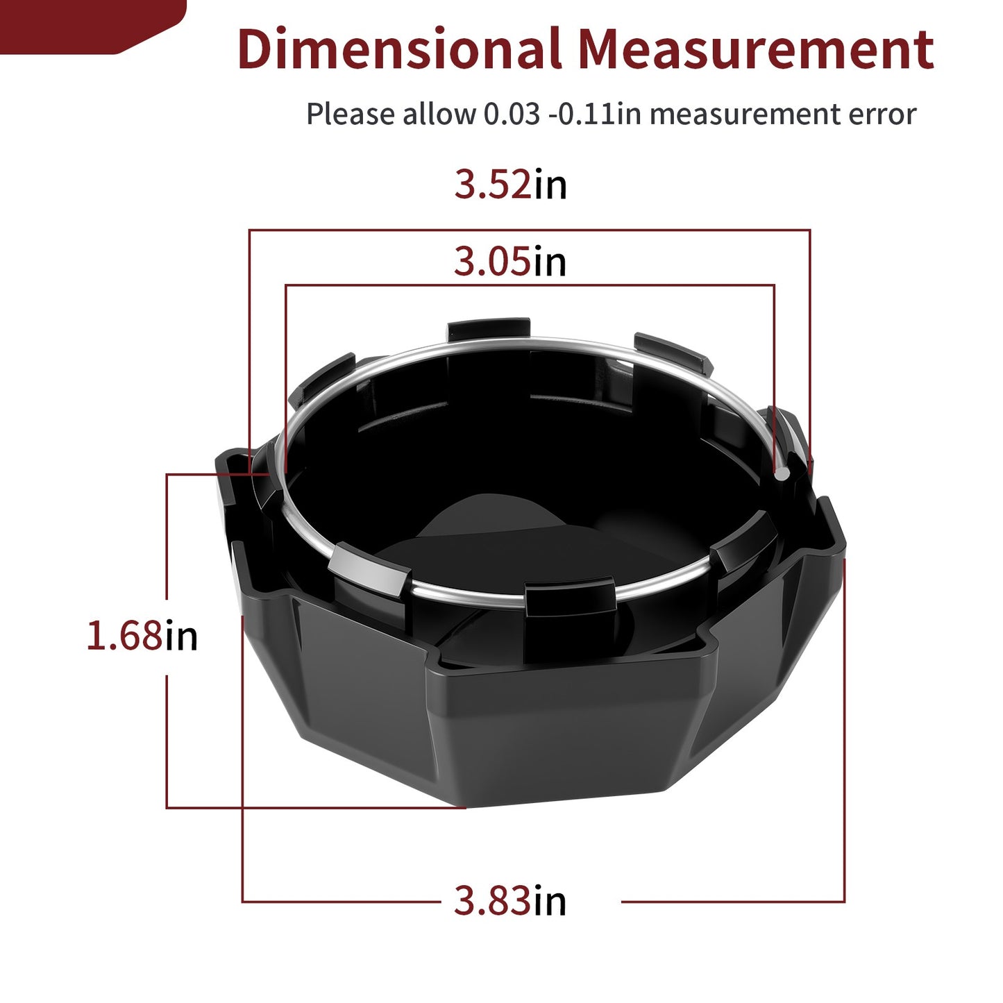 2 Wheel Rim Caps for Polaris Ranger XP 570 (2016)