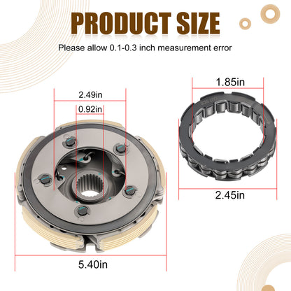 Wet Clutch Centrifugal Carrier & One Way Clutch Bearing for Honda FourTrax (1988–2000)