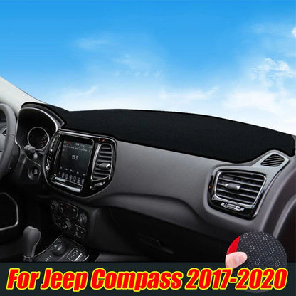 Dash Mat Sun Cover Pad for Jeep Compass (2017–2020)