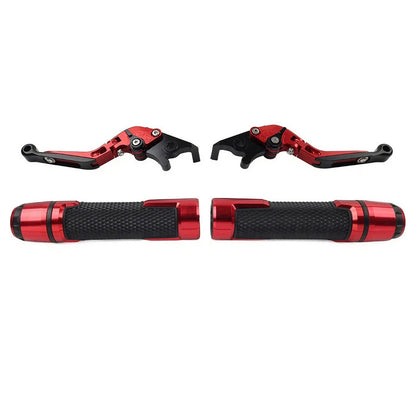 Folding Extendable Brake Clutch Lever Grip Set for Yamaha M-SLAZ 150 (2015–2019)