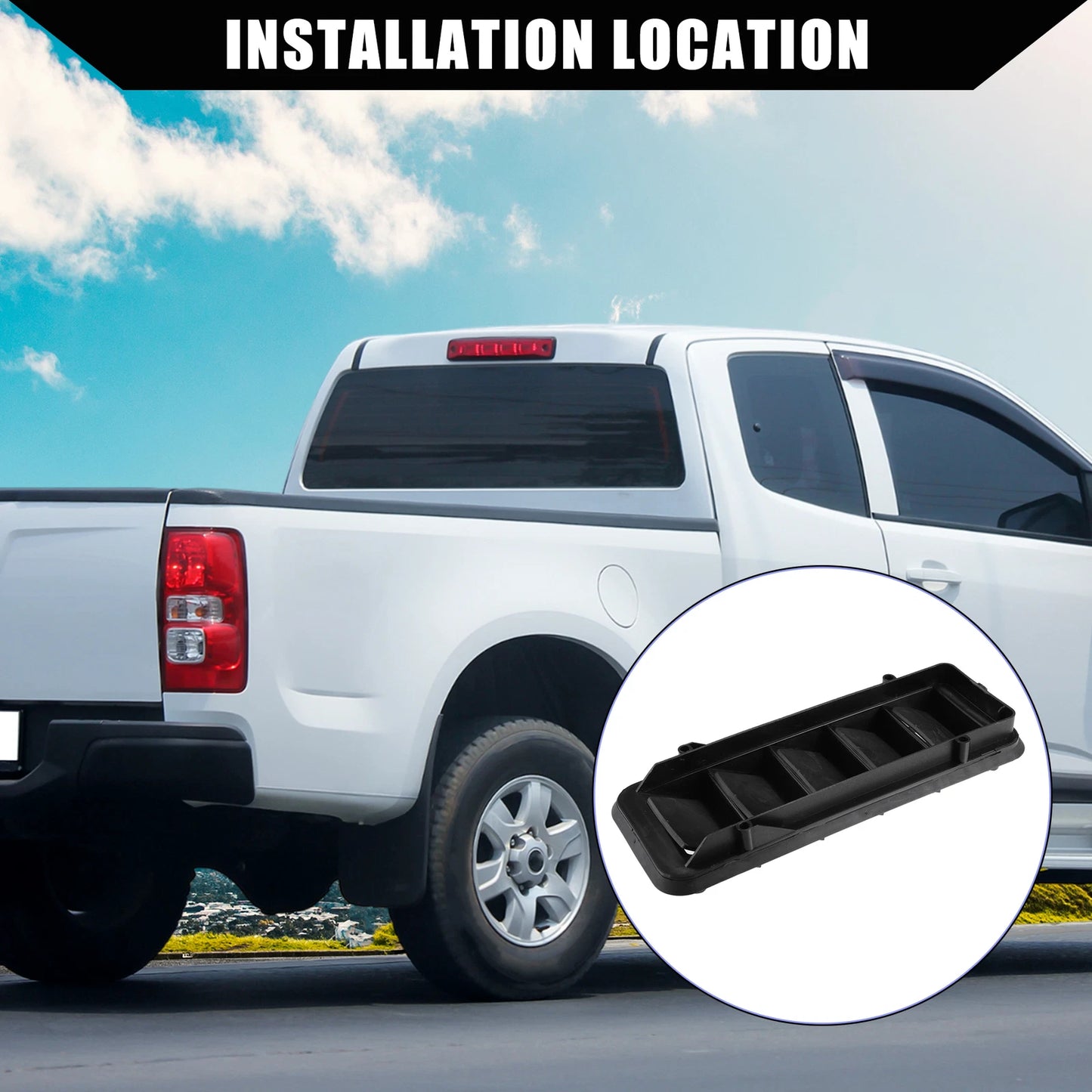 Set of 2 Back Panel Air Vent Grilles for GMC Chevrolet Silverado