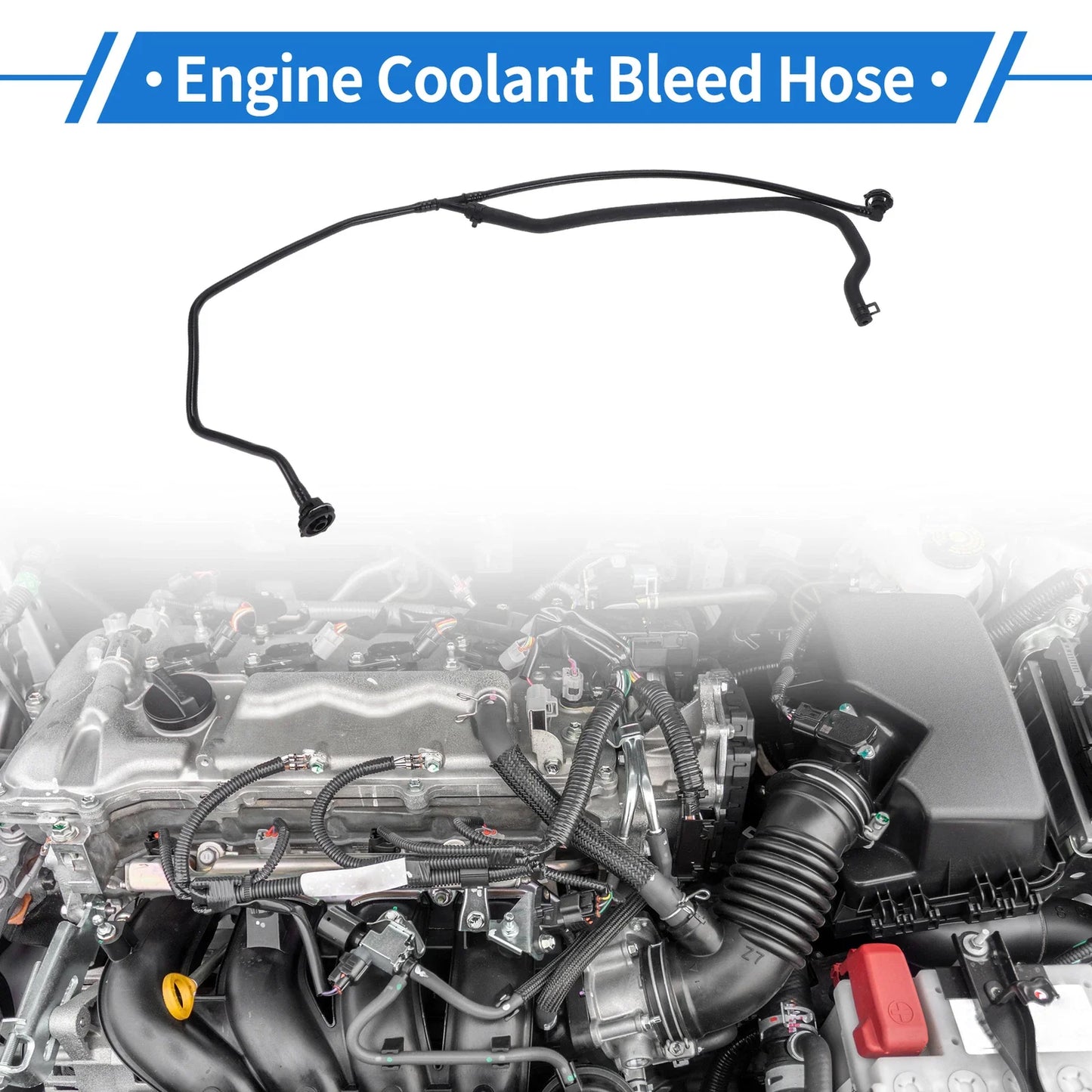 Engine Coolant Hose for Mercedes-Benz Metris 2.0L (2016-2023) Black