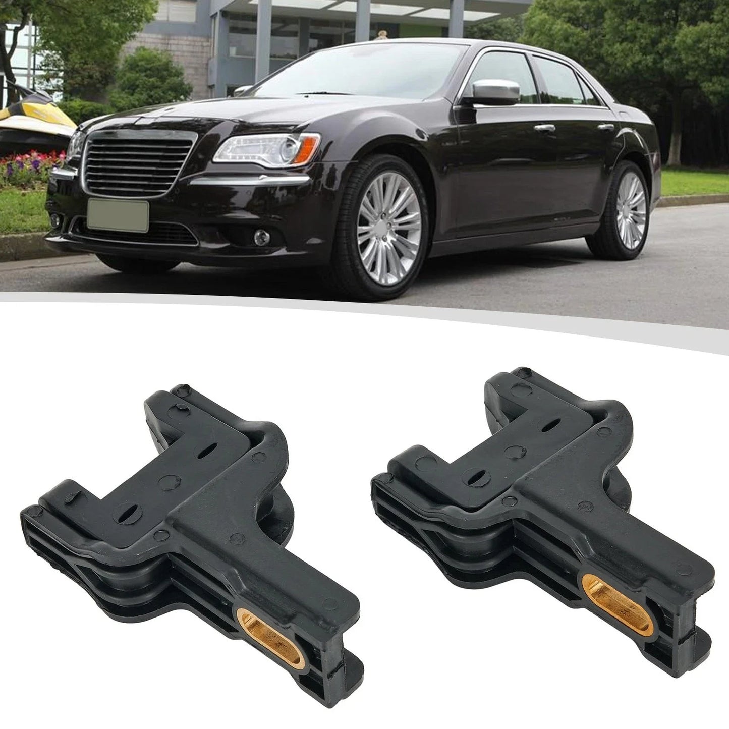 Bracket Insulator Radiator Bracket Accessories for Black Car Practical