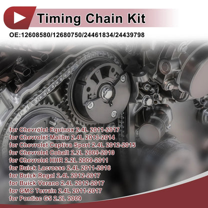 Timing Chain Kit No. 12680750 for Chevrolet Equinox 2.4L (2011–2017)