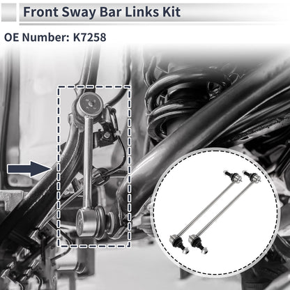 Front Stabilizer Bar Links No Bushing for Chrysler Pacifica (2004–2008) No.K7258