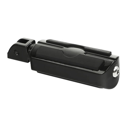 Black Front Rider Footrests Pegs for Harley Softail Fat Bob (2018-2025)