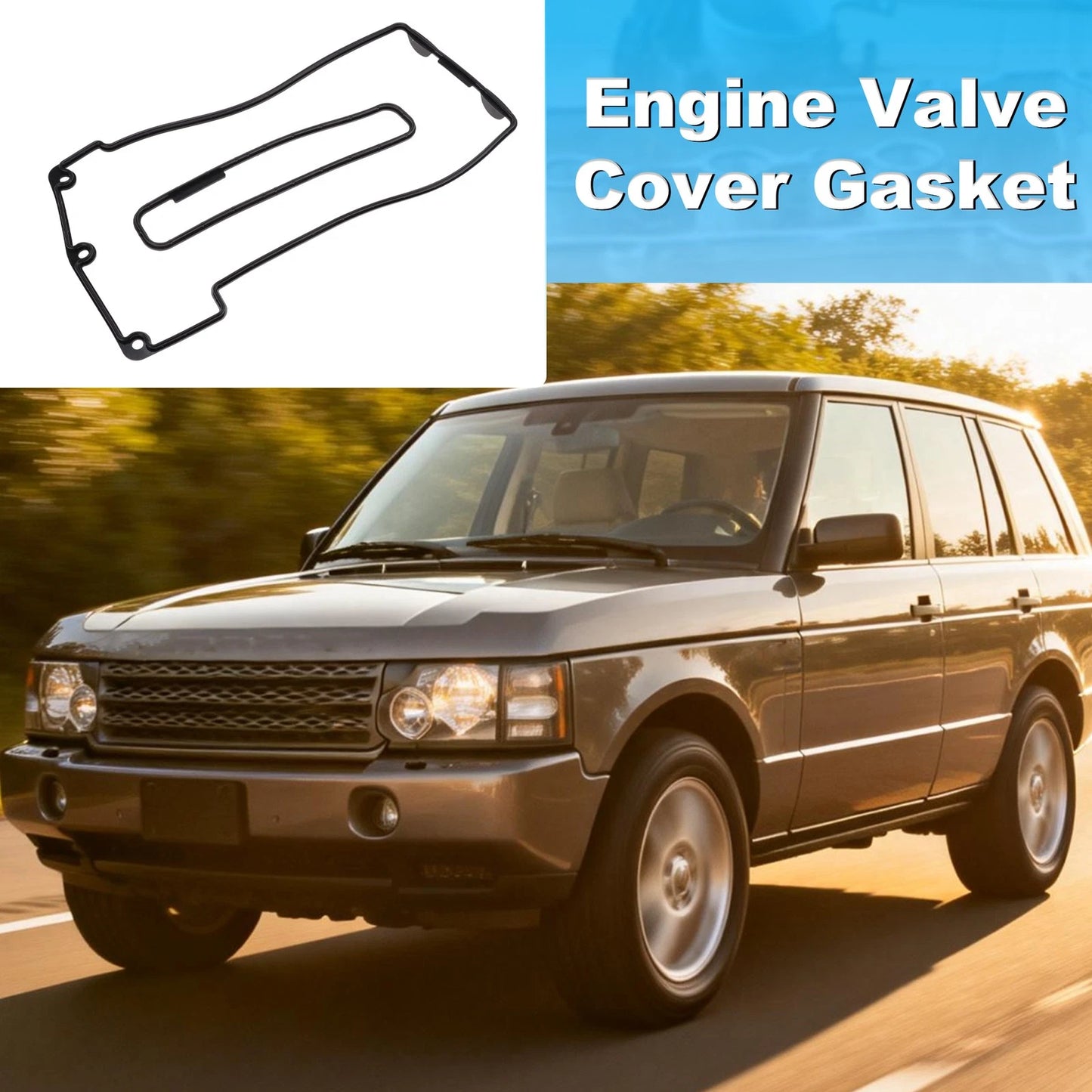 Set of 1 Valve Cover Gasket for Land Rover Range Rover (2002–2005) Nitrile Rubber