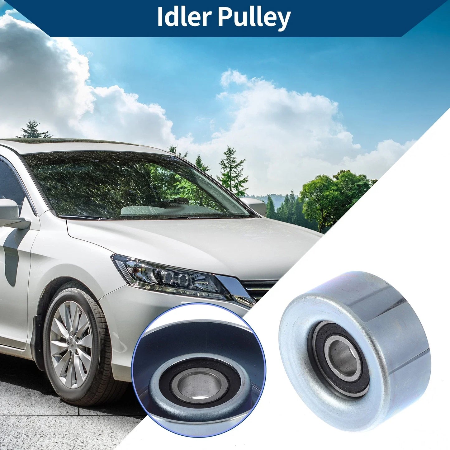 Drive Belt Idler Pulley for Honda Civic (2006) - 1 x Quality Replacement Part