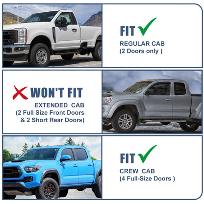 Left Side Pillar Decorative Cover No.YC3Z2551729PTM for Ford F250 F350 (2008–2010)