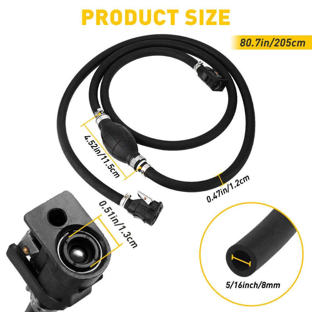 Marine Outboard Motor Gas/Fuel Hose Line Assembly for Various Models