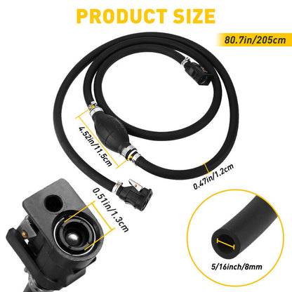 Marine Outboard Motor Gas/Fuel Hose Line Assembly for Various Models