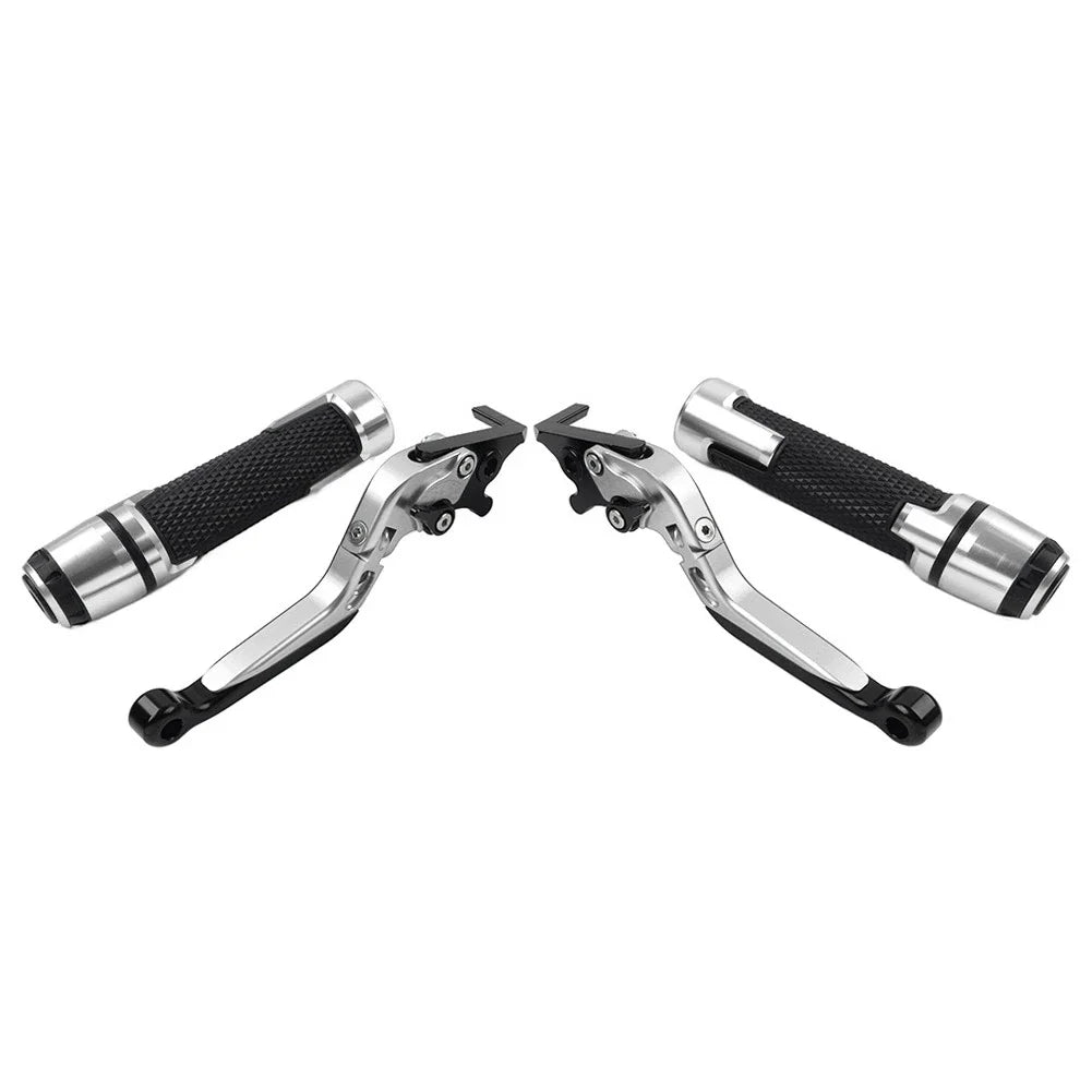 Folding Extendable Brake Clutch Levers & Handlebar Grips for BMW C650GT C600