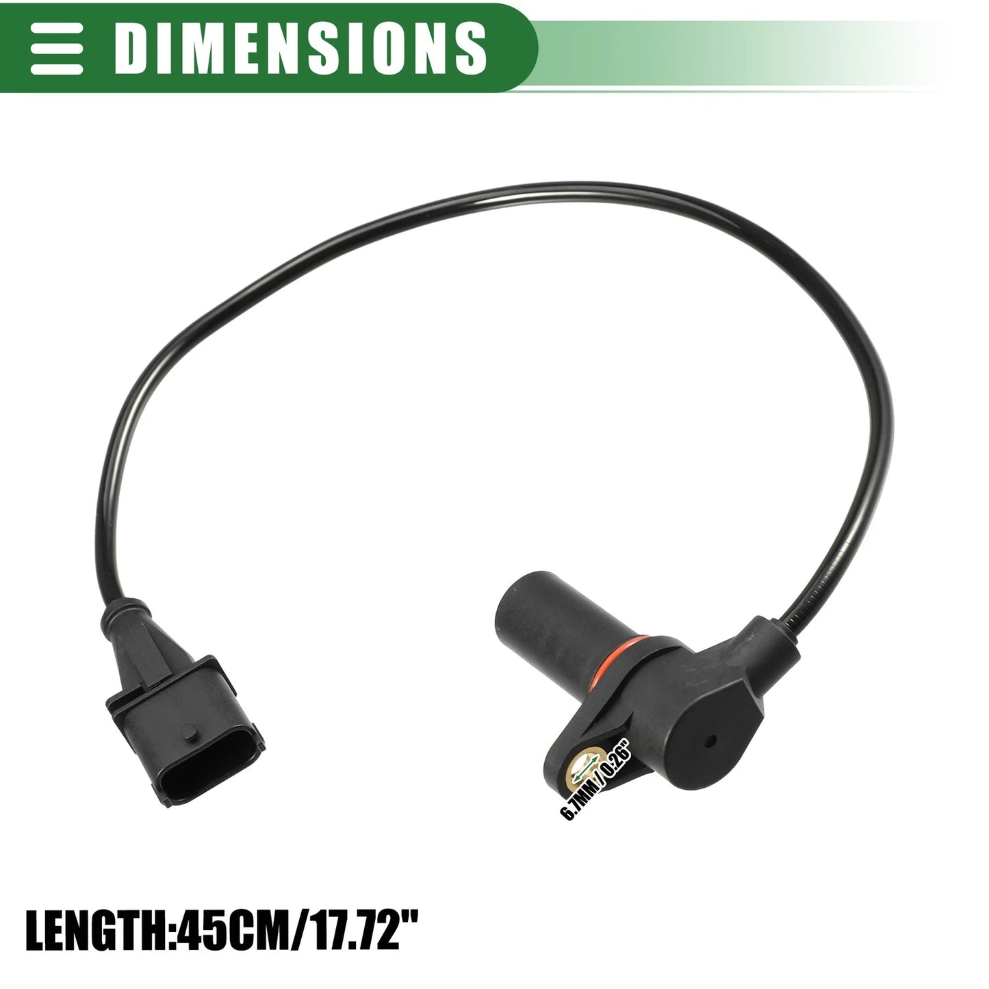 Crankshaft Position Sensor for Jeep Liberty (2005–2006) L4 2.8L ABS