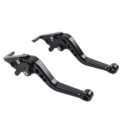 CNC Short Brake Clutch Levers for Yamaha YZF R1 R6 (2004–2016) Black
