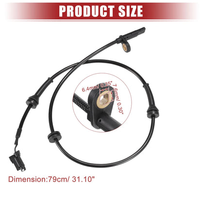 Set of 2 Front ABS Wheel Speed Sensors for Nissan (No. 47910ET000/47911ET000)