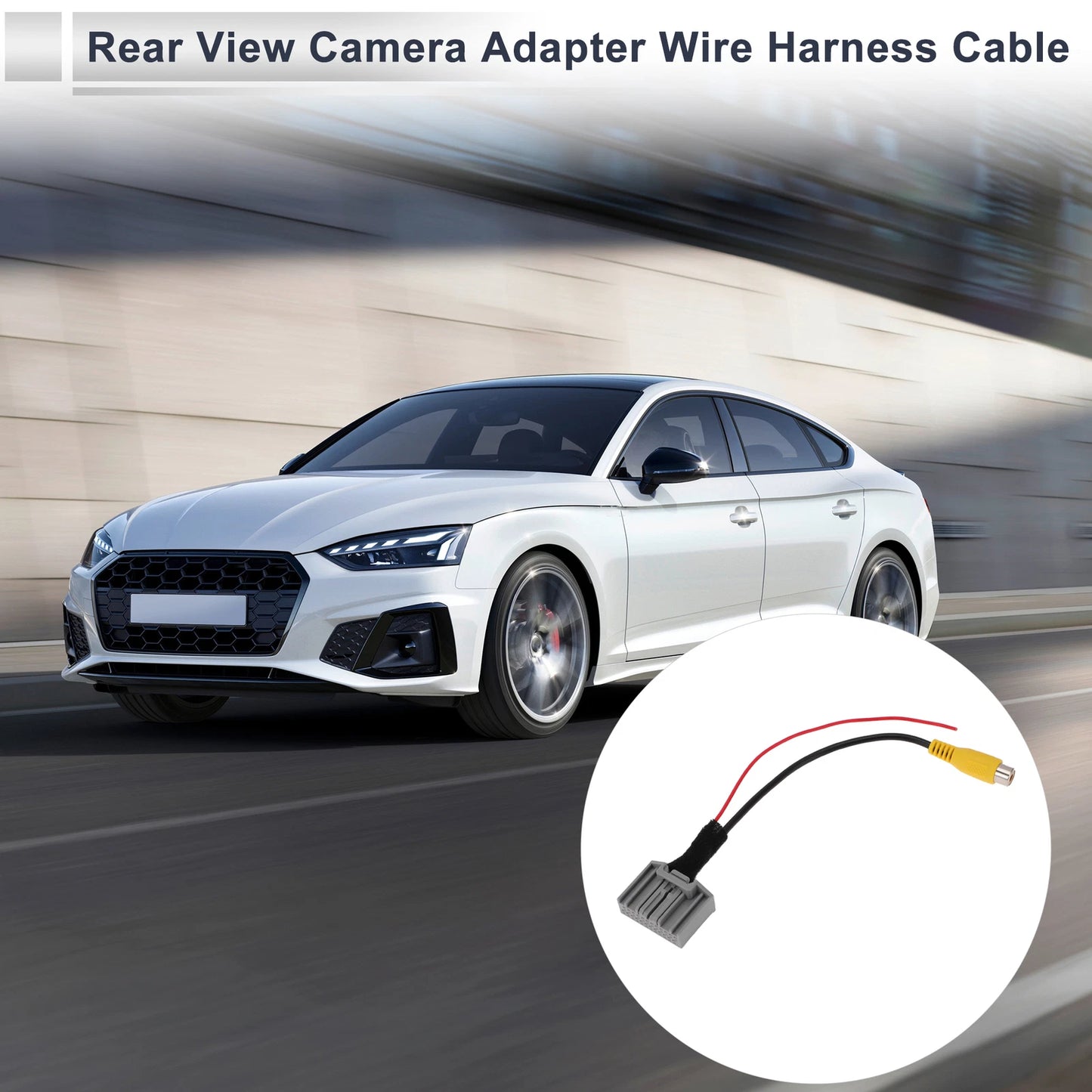 Rear View Camera Adapter Wire Harness Cable for Honda Fit (2014–2016)