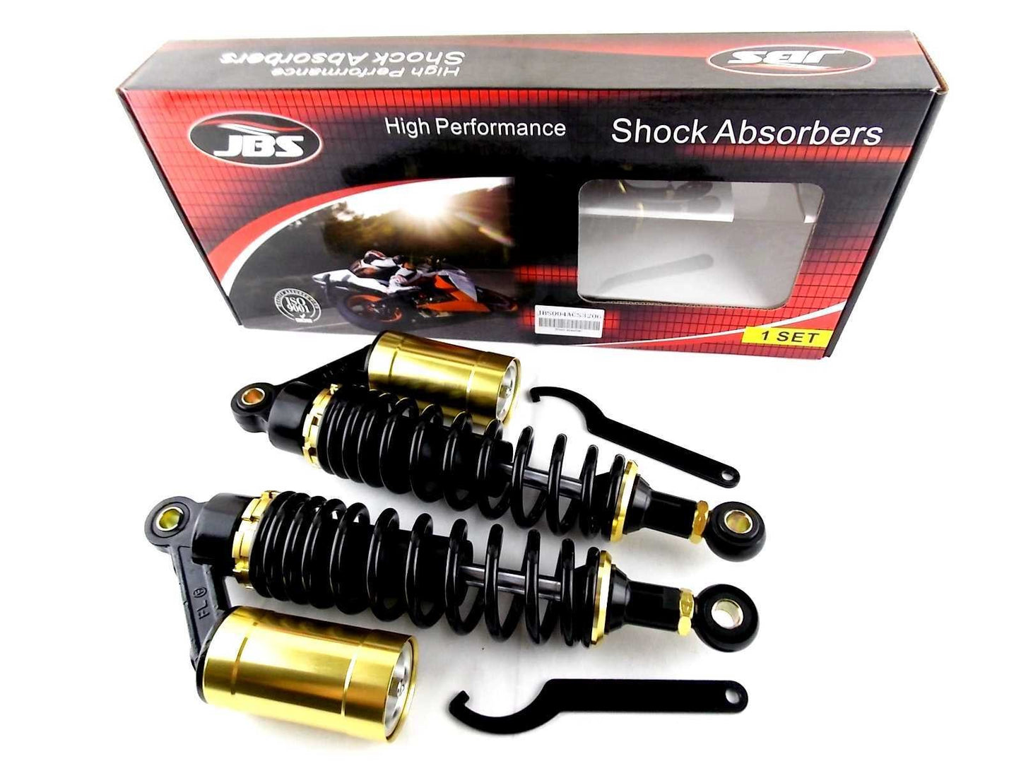 Set of 2 Rear Air Nitrogen Cell Shock Absorbers for Honda VT750C (1998–2003)