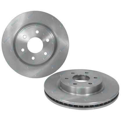 2 Front Brake Rotors + Pads for Nissan Navara D23 NP300 2.3L 2015~2020