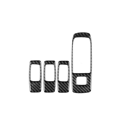 Carbon Fiber Window Lift Switch Panel Cover for Ford Ranger Sport (2015–2022)