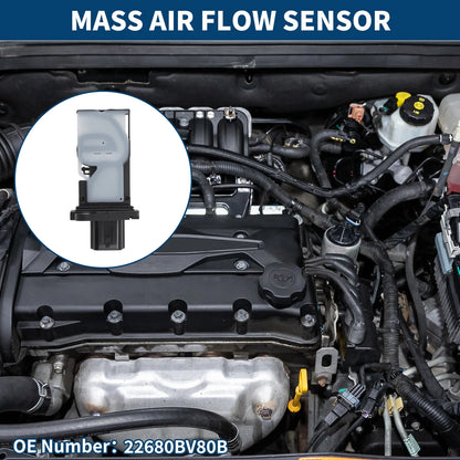 Mass Air Flow Sensor Meter No. 22680BV80B for Nissan Altima (2016–2018)
