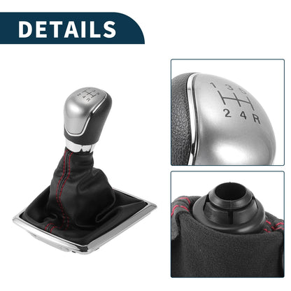 5 Speed Manual Gear Shift Knob with Cover for Ford Focus MK2 (2006–2011)