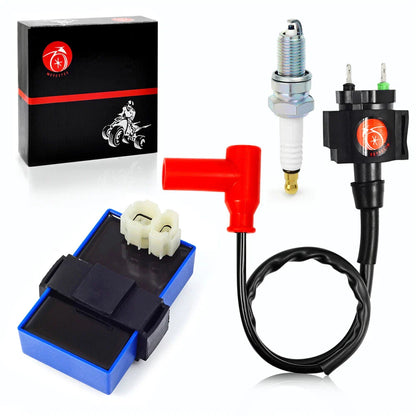 Ignition Coil & Spark Plug CDI Box for Honda TRX400FW Foreman