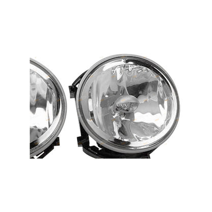 Set of 2 Black Lower Mesh Grille & Fog Lights for Ford Falcon BA XR6/XR8 (2002–2006)