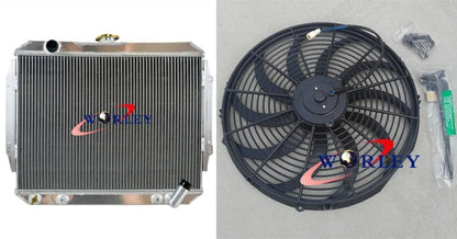 3 Row Aluminum Radiator with Fan for Mitsubishi Triton (1986–1996)