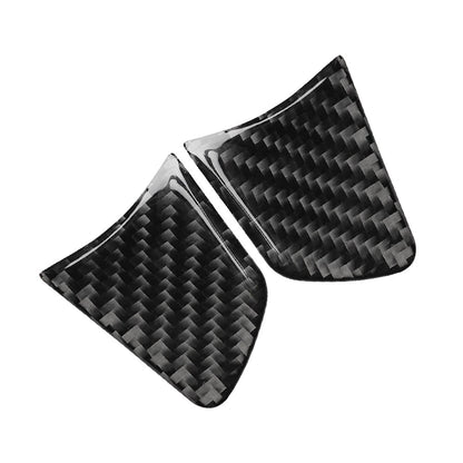 Red Carbon Fiber Interior Door Lock Button Cover Trim for Audi TT TTRS (2008–2014)