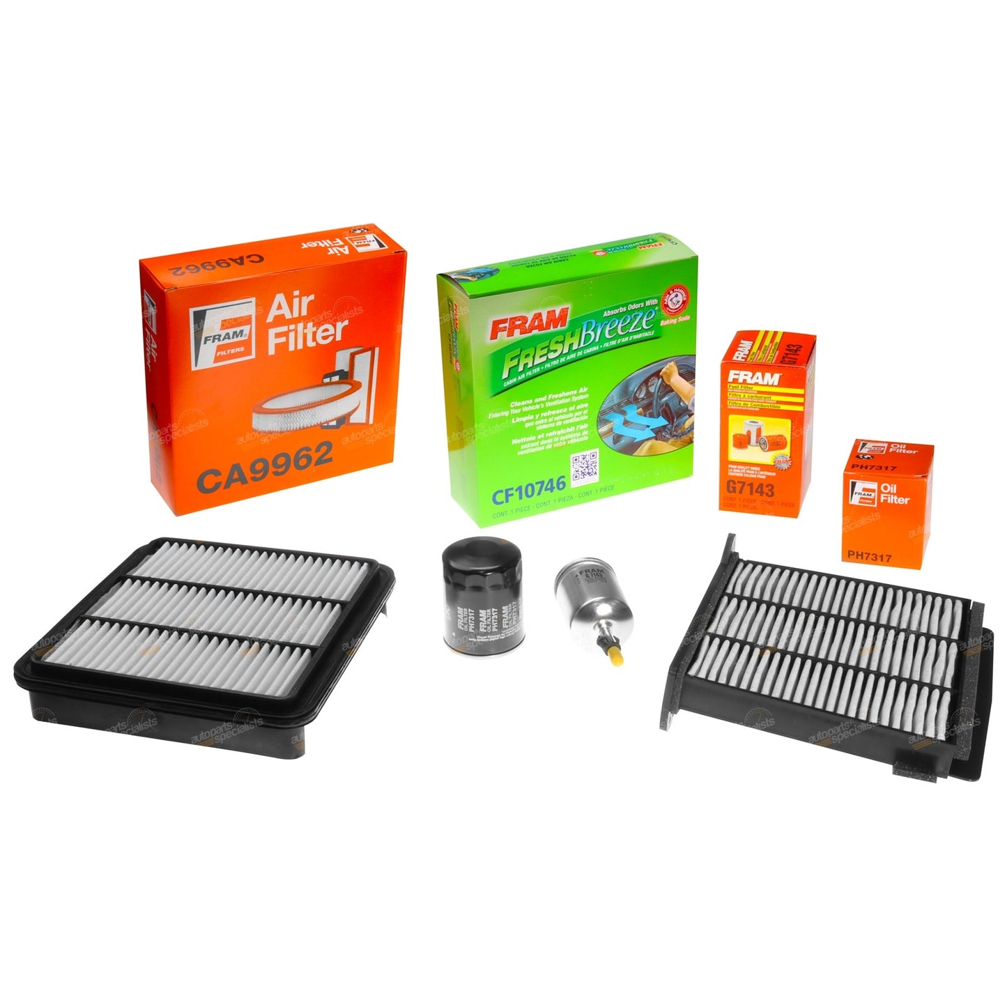 Set of 4 Filters for Triton ML V6 3.5L (2006–2009)