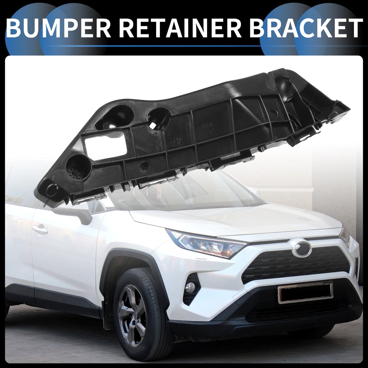 1pc Right Front Bumper Retainer Bracket No. 525350R030 for Toyota RAV4 (2013–2018)