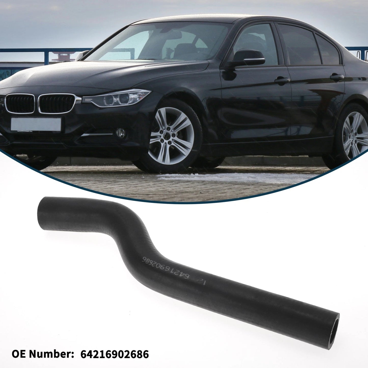Radiator Hose No. 64216902686 for BMW 3 Series E46 (2000–2006)