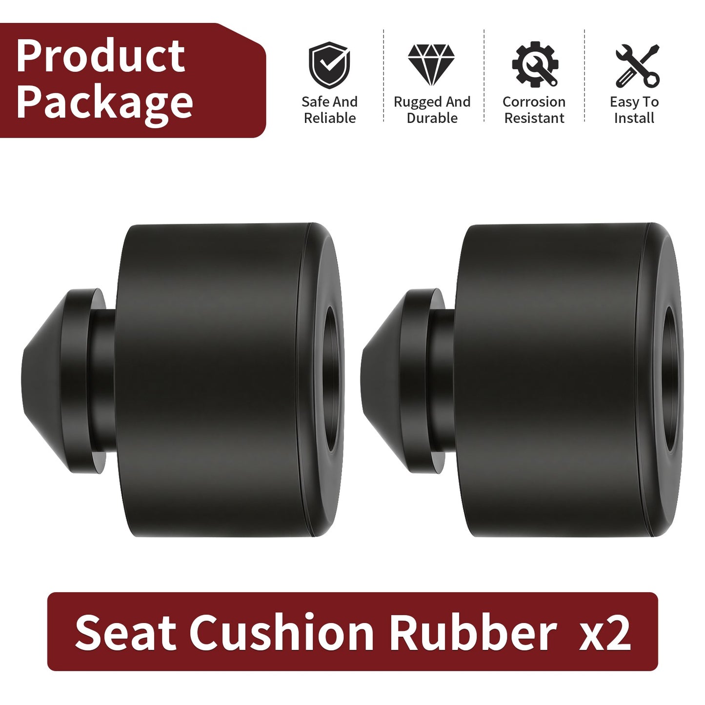 Seat Cushion Rubber for Honda Foreman 400 450 500 Rubicon (2000–2023)