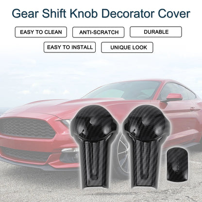 Gear Shift Knob Cover for Ford Mustang (2015–2023) Black