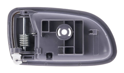 2X Rear Inner Door Handles for Kia Rio (2002–2005) Textured Grey