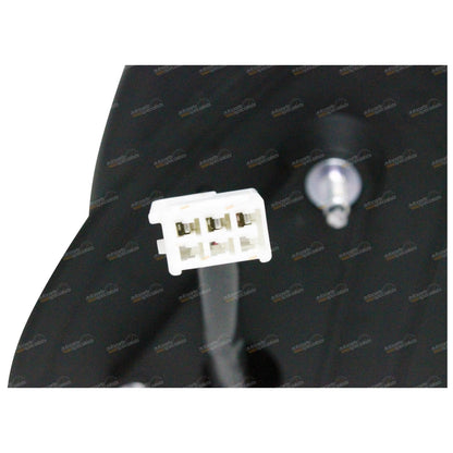 RH Black Electric Side Door Mirror for Toyota Hilux (2005–2010)