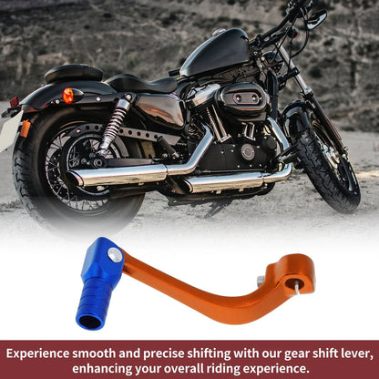 Folding Motorcycle Gear Shifter Lever for Honda CRF110F (2013-2018) Orange Blue