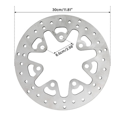 11.8" Brake Disc Rotor & Bolts for Harley Electra Road Glide (2014-2024)