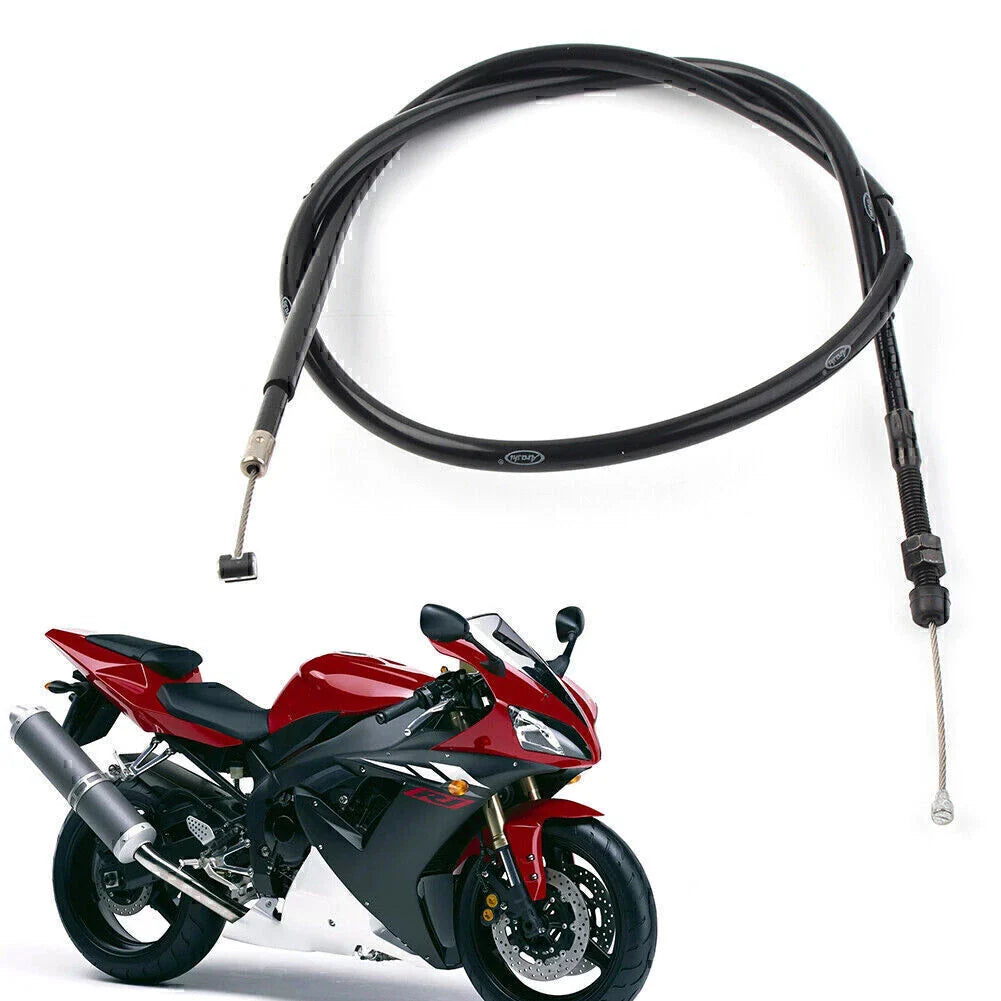 Black Motorcycle Brake Clutch Cable for Yamaha R1 (2002-2003)