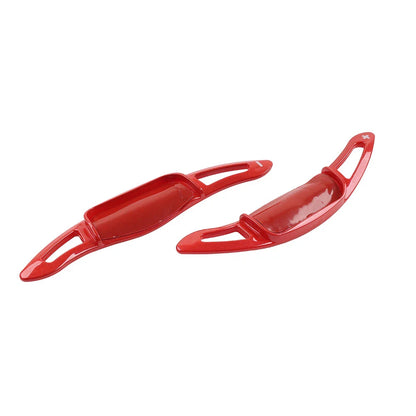Red Steering Wheel Paddle Shifter Extensions for Toyota Camry Corolla RAV4