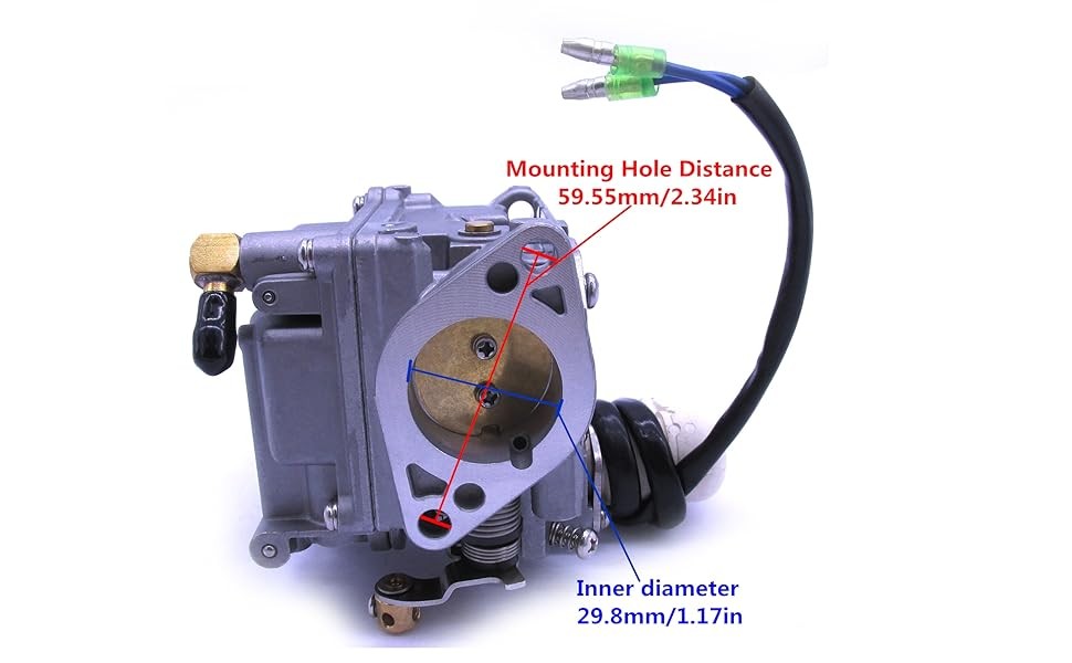Carburetor Assembly for Tohatsu Nissan 4-Stroke 18HP Outboard Motor