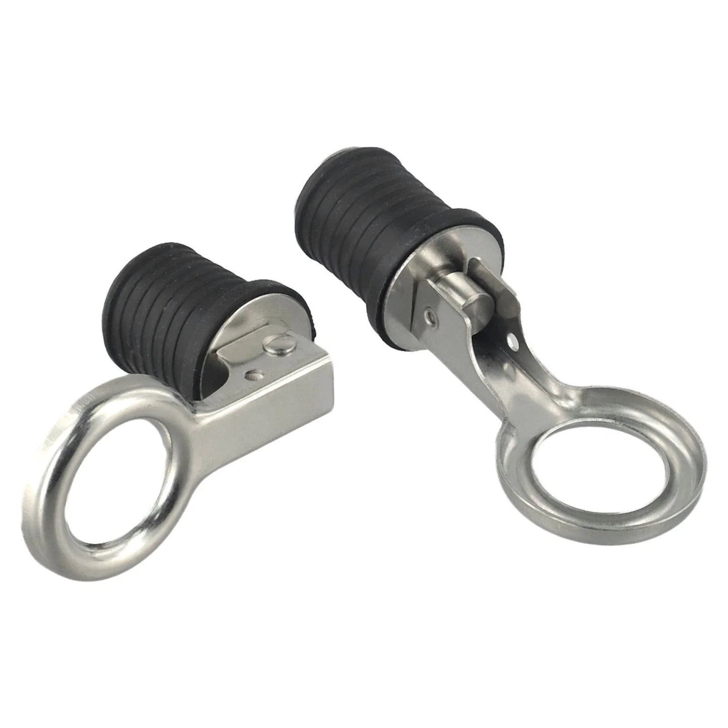 Drain / 1 Inch / Stainless Steel and Rubber for Boats and Livewells