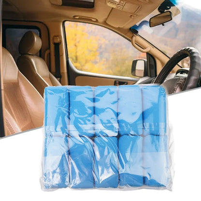10 x Suede Ceramic Coating Applicator Wax Sponge Pad for Car Paint Care