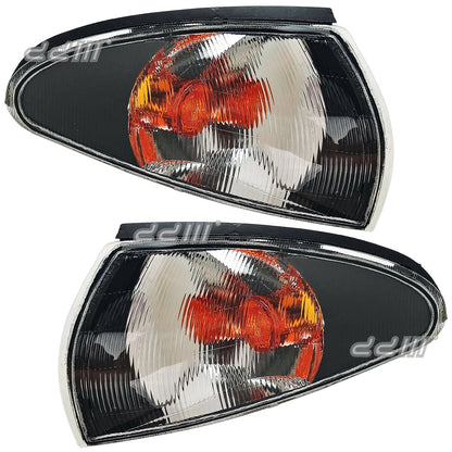 1 Pair LUCID Black Corner Signal Lights for Proton Wira Satria Jumbuck (1993-2005)
