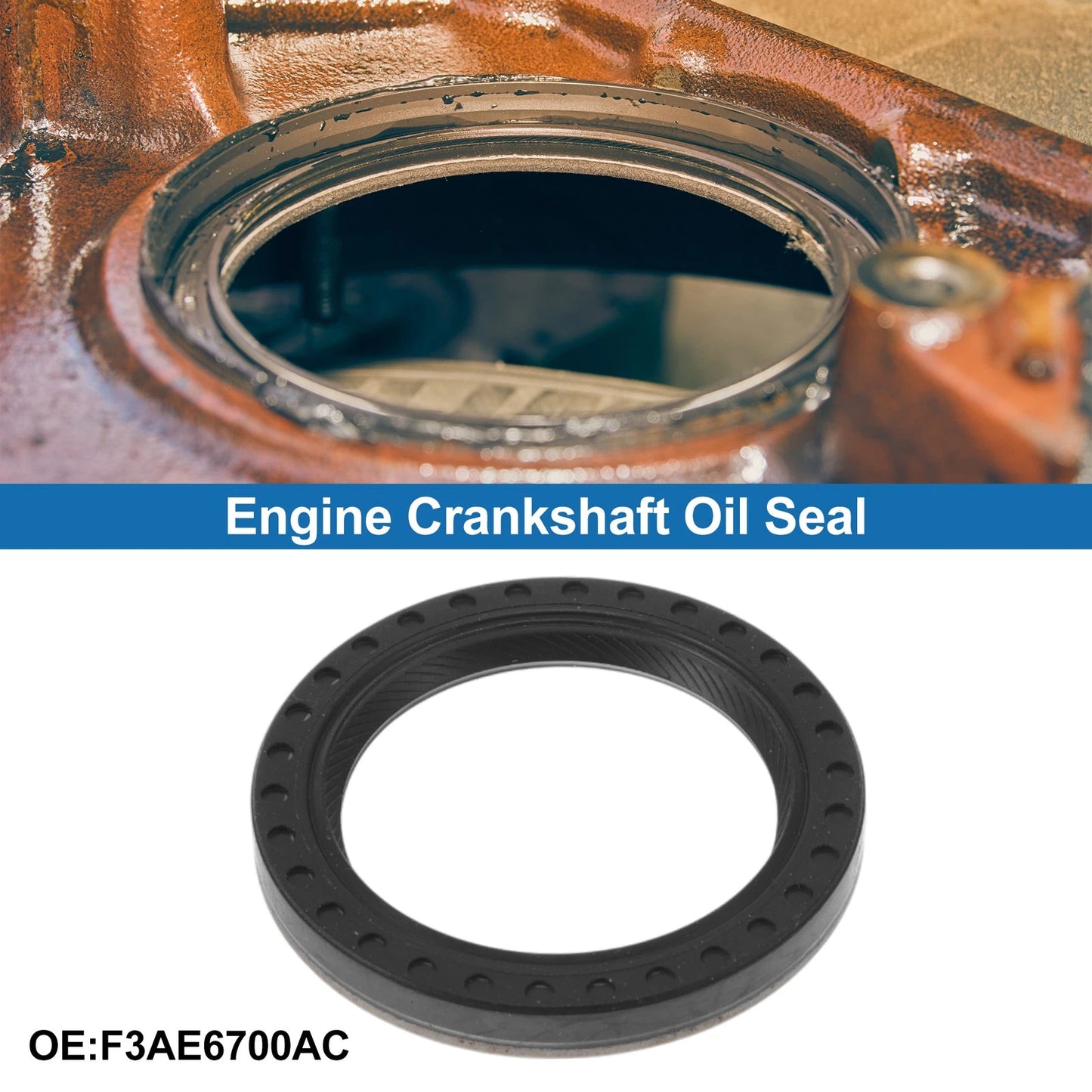 Front Crankshaft Oil Seal for Ford F-250 (1996–2007) No.F3AE6700AC